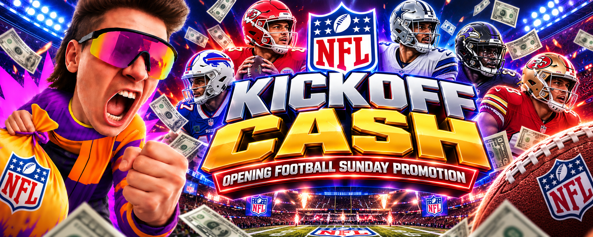 Kickoff Cash - NFL Opening Sunday Promotion